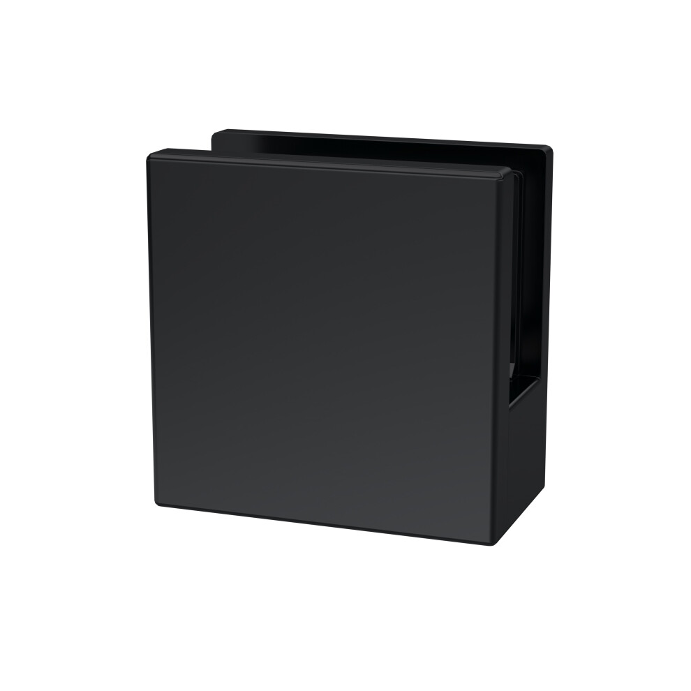 Wetroom Accessories Screen Support Foot & Wall Bracket - Satin Black