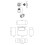 Balterley Universal Water Saving Dual Flush Bottom Inlet & Traditional Push Button - Chrome 2