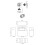 Balterley Universal Water Saving Dual Flush Side Inlet & Traditional Push Button - Matt Black/White 2