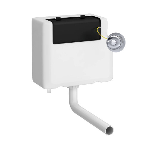 Balterley Universal Water Saving Dual Flush Bottom Inlet & Traditional Push Button - Chrome