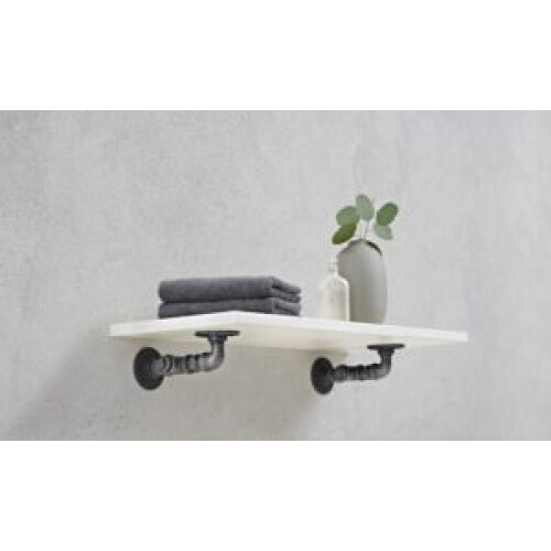 VERY THICK AND STURDY PIPE Metal Shelf Bracket -170x95mm  (PAIR) 1