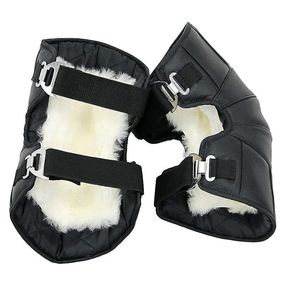 Motorcycle Knee Warmers Knee Brace Warmer Windproof Knee Pad Knee Sleeve Legs Protector Winter Riding Knee Pads For Motorbike Cycling1setblack Light 3010291508946