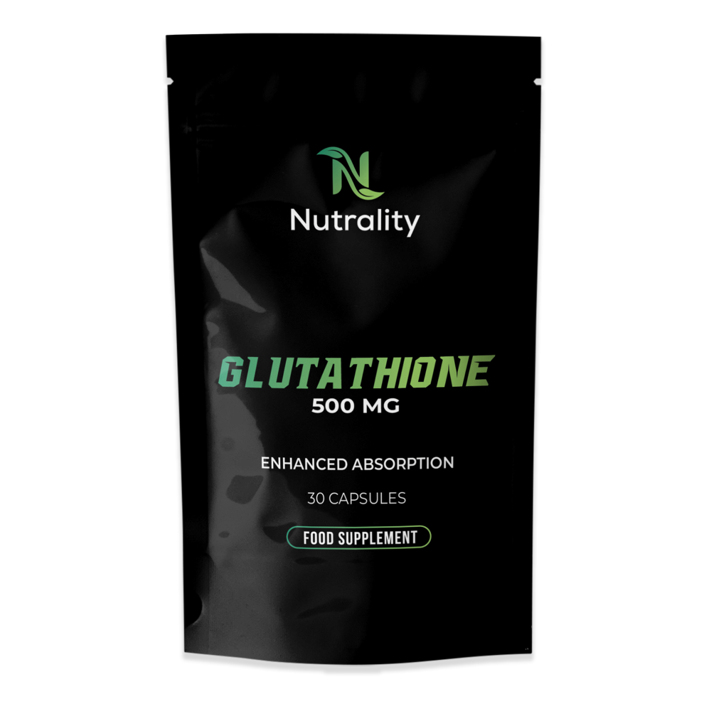 Nutrality Glutathione 500mg Supplement | 30 Capsules