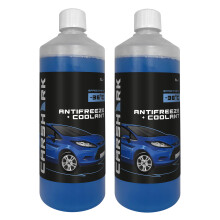 CARSHARK Antifreeze and Coolant 2 x 1 Litre Effective down to -36°C