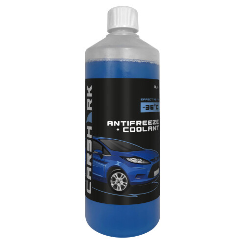 CARSHARK Antifreeze and Coolant 1L Effective down to -36°C