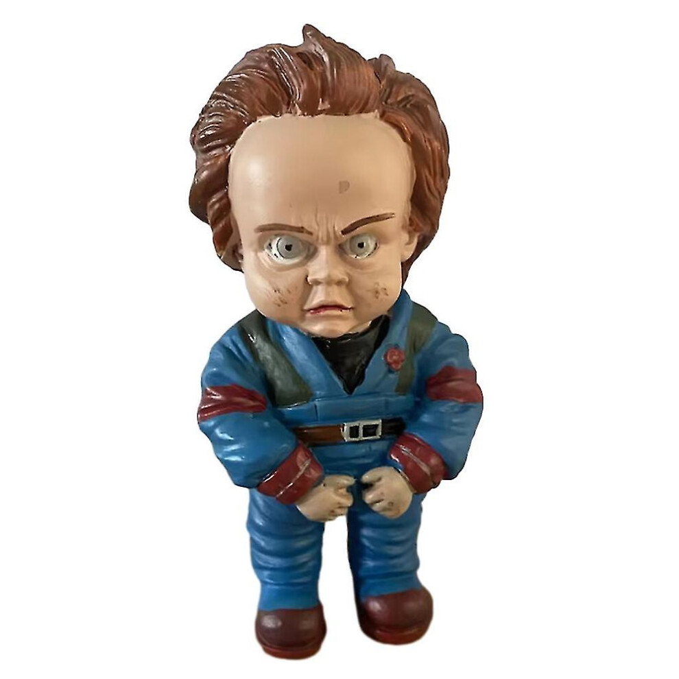(B) Halloween Horror Movie Theme Characters Baby Figure Toys Table Ornaments Party Home Decoration Gifts
