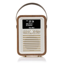VQ Retro Mini – Walnut – DAB/DAB+ Digital & FM Radio with Bluetooth - Refurbished