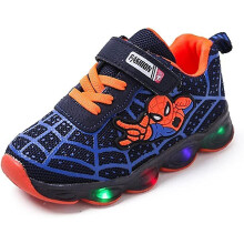 (Kids Sports Shoes Spiderman Lighted Sneakers Children Led Luminous Shoes For Boys) Kids Sports Shoes Spiderman Lighted Sneakers Children Led Luminous Shoes For Boys