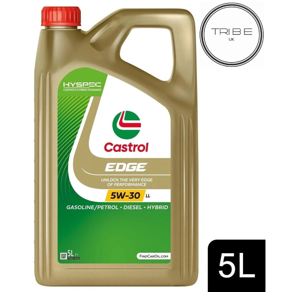 Castrol EDGE Titanium 5W-30 LL Fully Synthetic Engine Oil - 5 Litre 5L