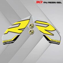 (A) Otwoo S1000r For Bmw S1000r 2021 2022 Motorcycle Reflective Decals Tank Pad Gel Paint Protector Lower Knee Section Cap Cover Tank