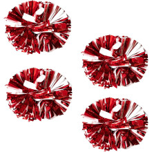 (4pcs Cheerleading Pom Poms For Cheerleader Costume Women, 2 Pair Cheer Pompoms) 4pcs Cheerleading Pom Poms For Cheerleader Costume Women, 2 Pair Cheer Pompoms