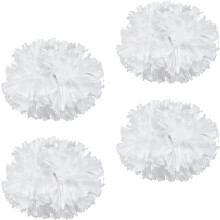 (4pcs Cheerleading Pom Poms For Cheerleader Costume Women, 2 Pair Cheer Pompoms) 4pcs Cheerleading Pom Poms For Cheerleader Costume Women, 2 Pair Cheer Pompoms