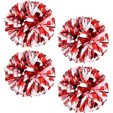 (4pcs Cheerleading Pom Poms For Cheerleader Costume Women, 2 Pair Cheer Pompoms) 4pcs Cheerleading Pom Poms For Cheerleader Costume Women, 2 Pair Cheer Pompoms