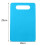 (Blue) Kitchen Environmentally Friendly Color Plastic Non-slip Cutting Board Kitchen 2