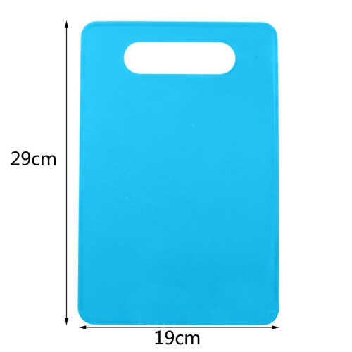 (Blue) Kitchen Environmentally Friendly Color Plastic Non-slip Cutting Board Kitchen 1