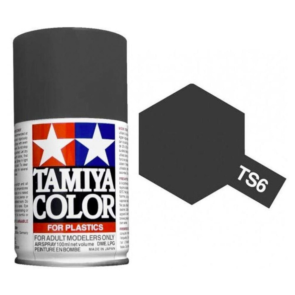 TAMIYA TS-06 Matt Black 100ml Plastic Model Kit Spray Paint 85006