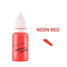(Red) 12 Colors 10ml Airbrush Nail Ink For Airbrush Spray Nail Polish Art Painting Use Pigment Inks Airbrushing Kit Manicure Tool