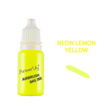 (Lemon Yellow) 12 Colors 10ml Airbrush Nail Ink For Airbrush Spray Nail Polish Art Painting Use Pigment Inks Airbrushing Kit Manicure Tool