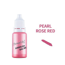 (Pearl Rose) 12 Colors 10ml Airbrush Nail Ink For Airbrush Spray Nail Polish Art Painting Use Pigment Inks Airbrushing Kit Manicure Tool