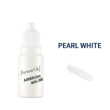 (Pearl White) 12 Colors 10ml Airbrush Nail Ink For Airbrush Spray Nail Polish Art Painting Use Pigment Inks Airbrushing Kit Manicure Tool