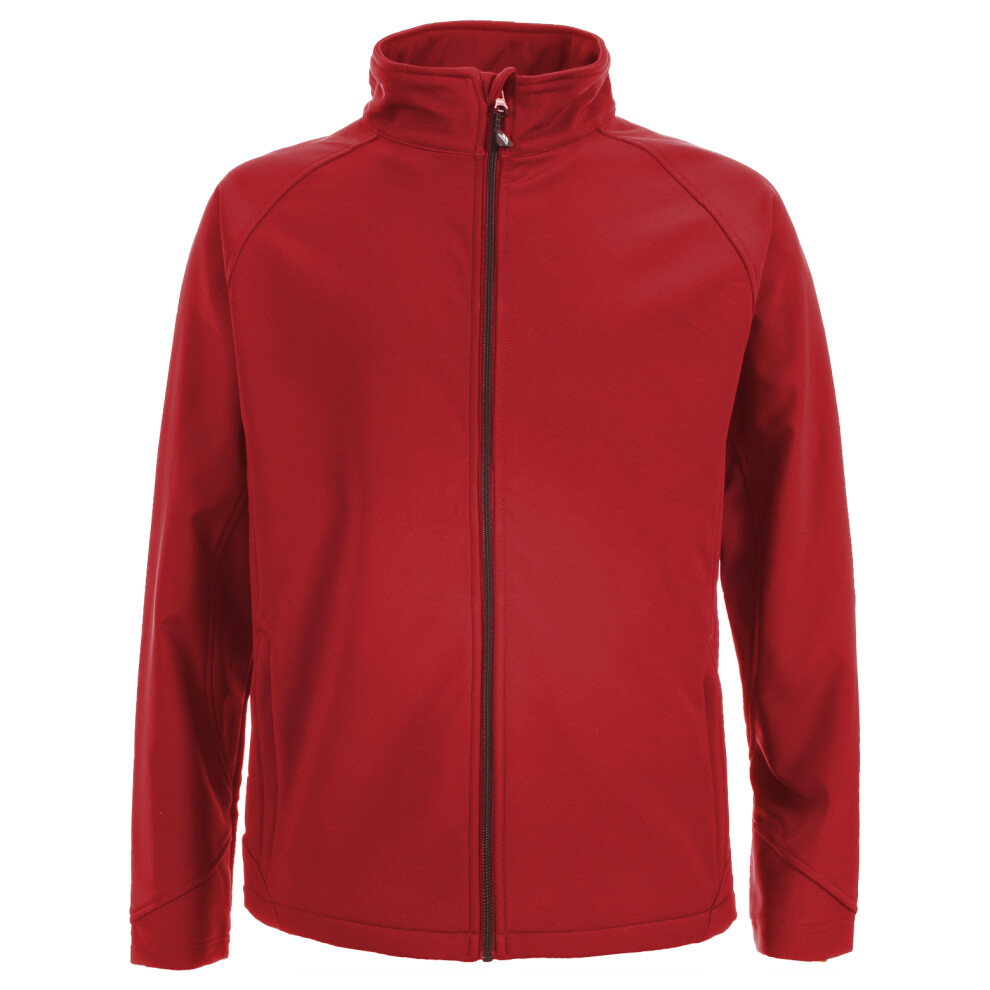 (XS, Red) Trespass Mens Softshell Jacket Akron