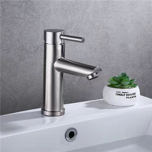 (1 Pcs) Modern Bathroom Tap Basin Sink Mono Mixer Taps 2