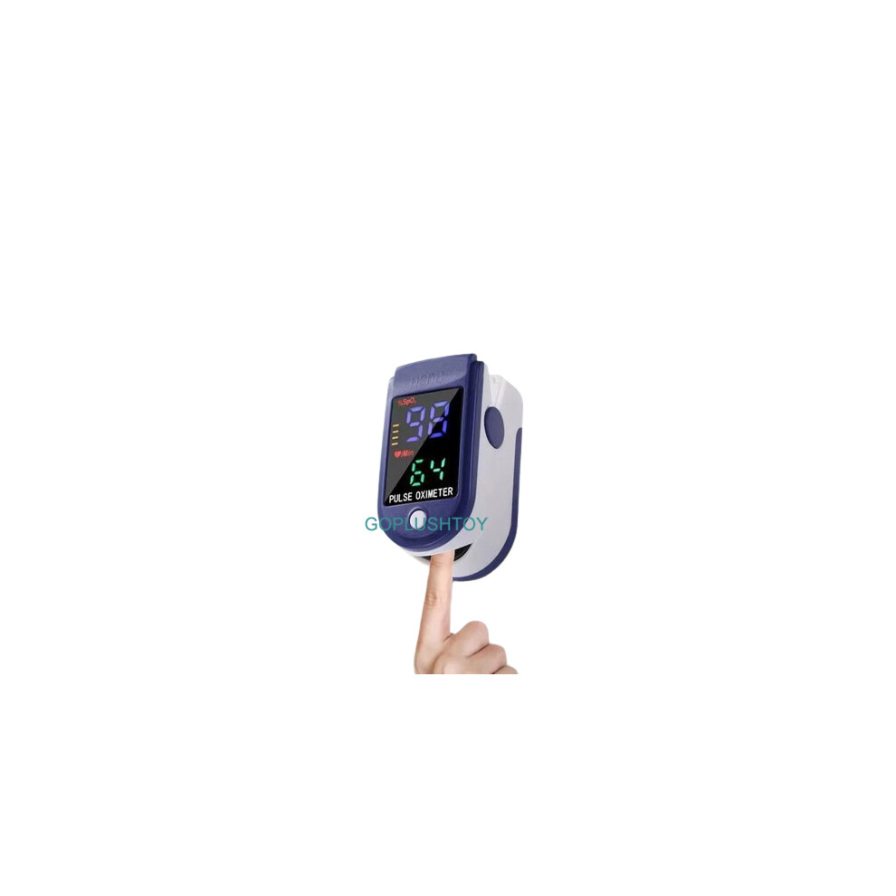 Fingertip Pulse Oximeter Oxygen Saturation Level Meter Digital Display