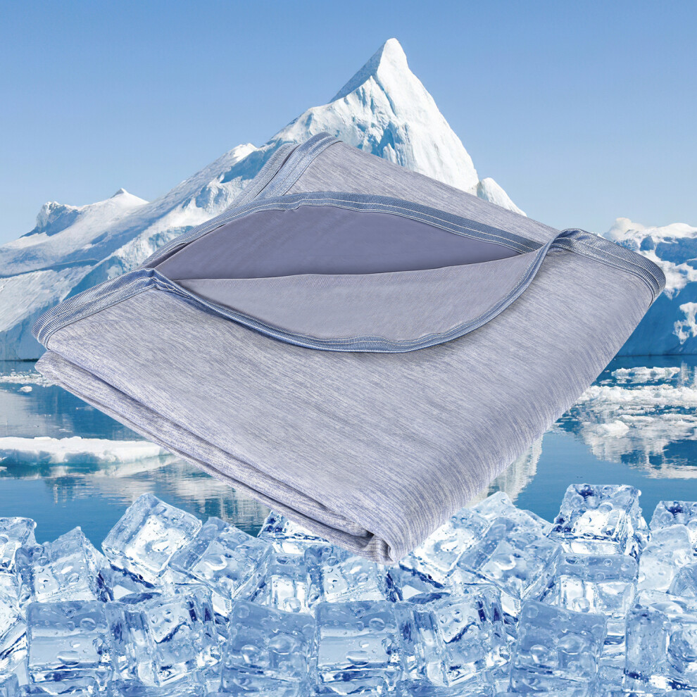 (150x200) Soft Cooling Blanket for Night Sweats Lightweight