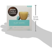 NESCAFE Dolce Gusto Flat White Coffee Pods total of 48 Coffee Capsules Creamy Coffee Flavour 3 Packs