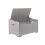 URBN Living (Grey) Wooden Storage Chest Bench Stool Trunk Toy Box 5