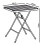 (60cm) Black Rattan Design Square Folding Table 8