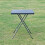 (60cm) Black Rattan Design Square Folding Table 5