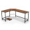 Costway L-Shaped Corner Computer Study Table Workstation Office Wood Desk 9