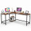 Costway L-Shaped Corner Computer Study Table Workstation Office Wood Desk 1