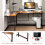 Costway L-Shaped Corner Computer Study Table Workstation Office Wood Desk 5