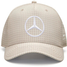 Mercedes-AMG Petronas F1 Team 2023 Lewis Hamilton Driver Cap - Embroidered Mercedes Star, 44 Print, Bold Colours, Adjustable Closure