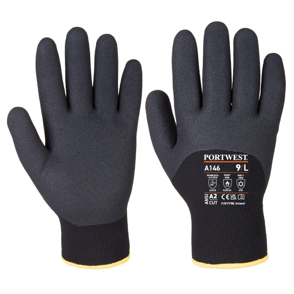 Portwest (, Xl) Arctic Winter Glove Black