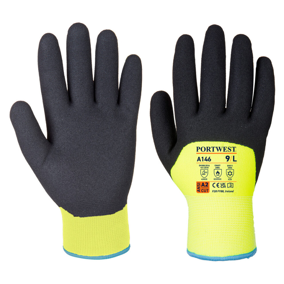 (Yellow, M) Portwest Arctic Winter Glove