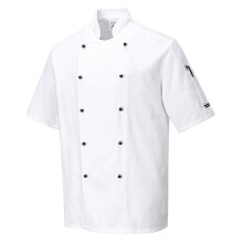 (White, XXL) Portwest Kent Chefs Jacket