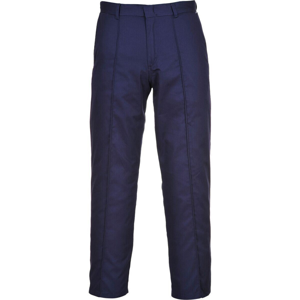 (Navy, 44") Portwest Mayo Plain Work Trousers