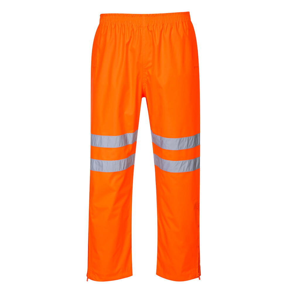 (Orange, 3XL) Portwest Hi-Vis Breathable Trousers