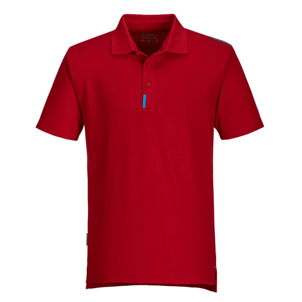 (Deep Red, 3XL) Portwest WX3 Polo Shirt