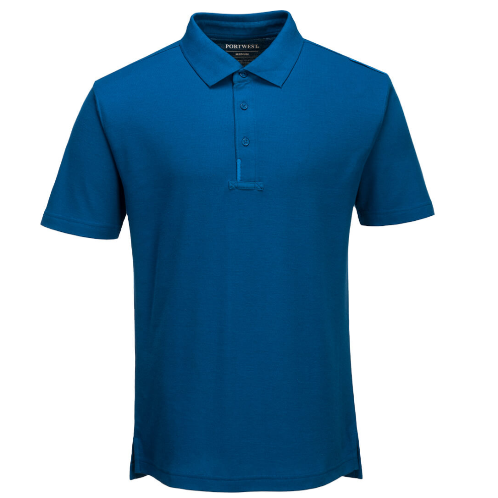 (Persian Blue, XXL) Portwest WX3 Polo Shirt