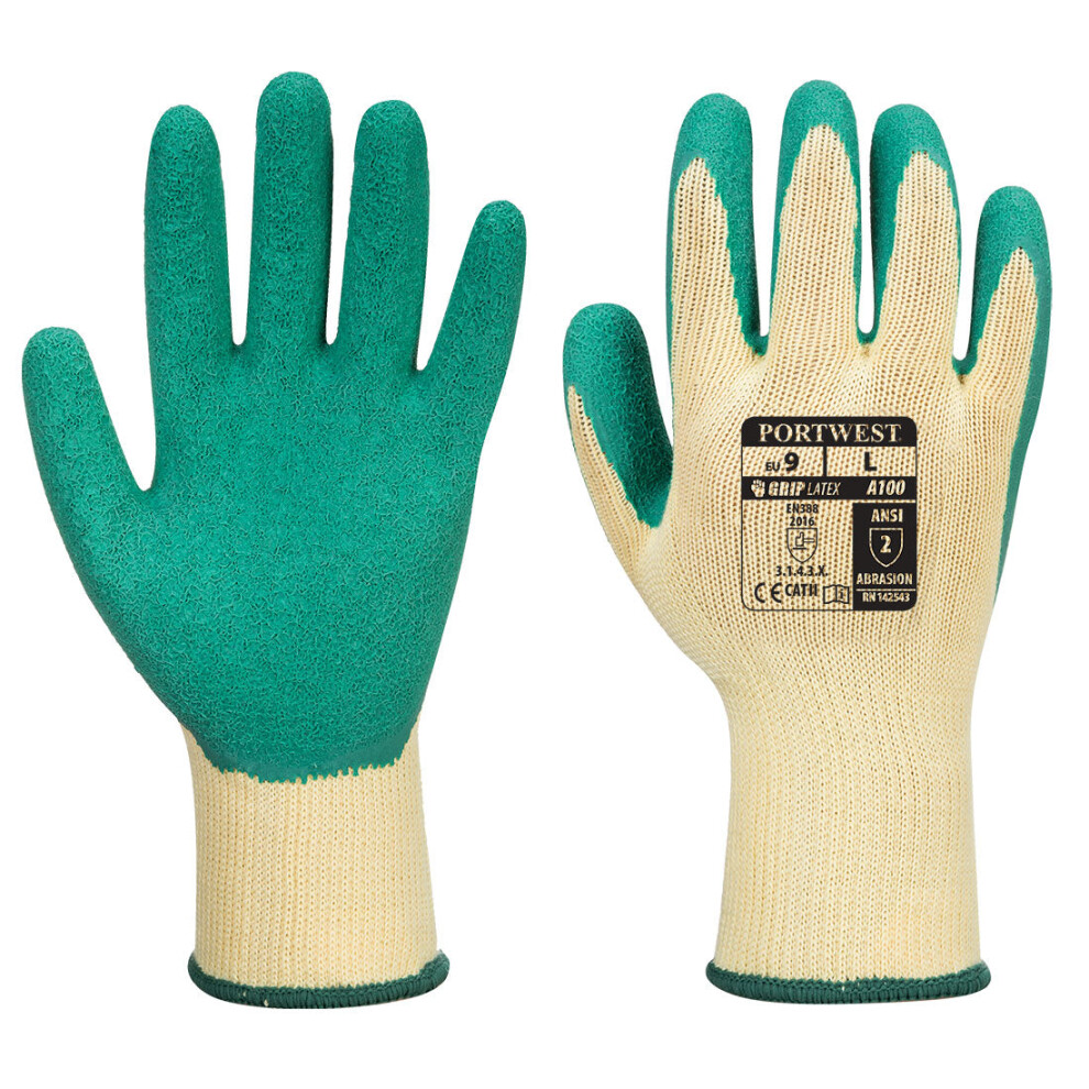 (Green, L) Portwest Grip Glove