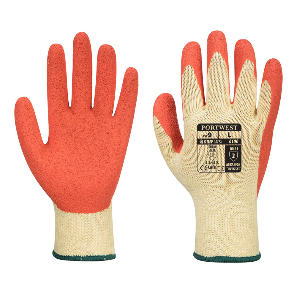 (Orange, S) Portwest Grip Glove