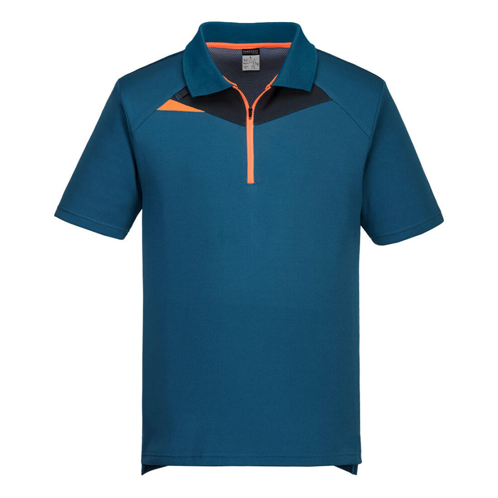 (Metro Blue, M) Portwest DX4 Polo Shirt