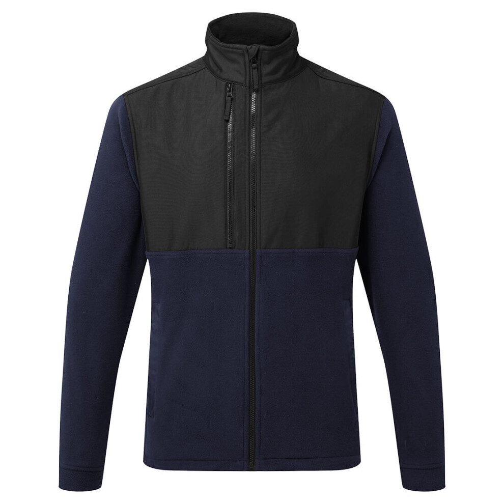 (Navy Blue, M) Portwest WX2 Eco Fleece Jacket