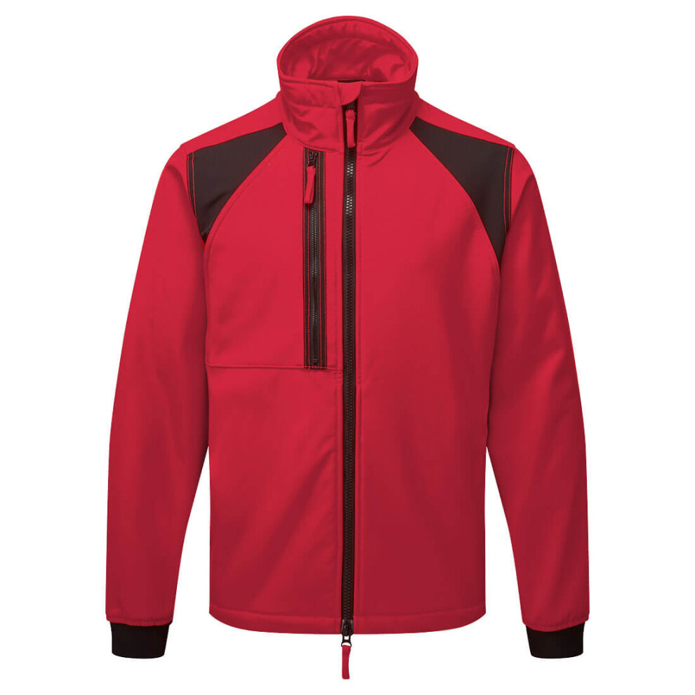 (Red, XL) Portwest WX2 Eco Softshell Jacket (2L)