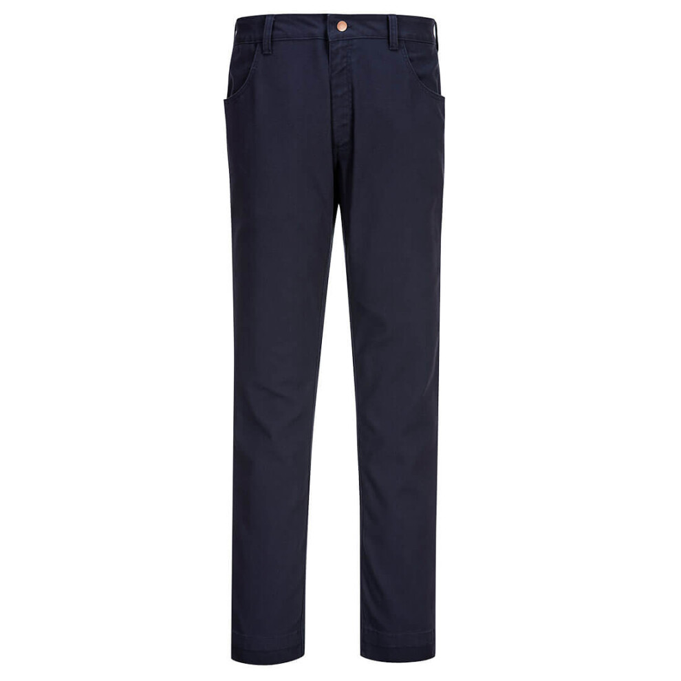 (Navy, 30") Portwest FR Stretch Trousers