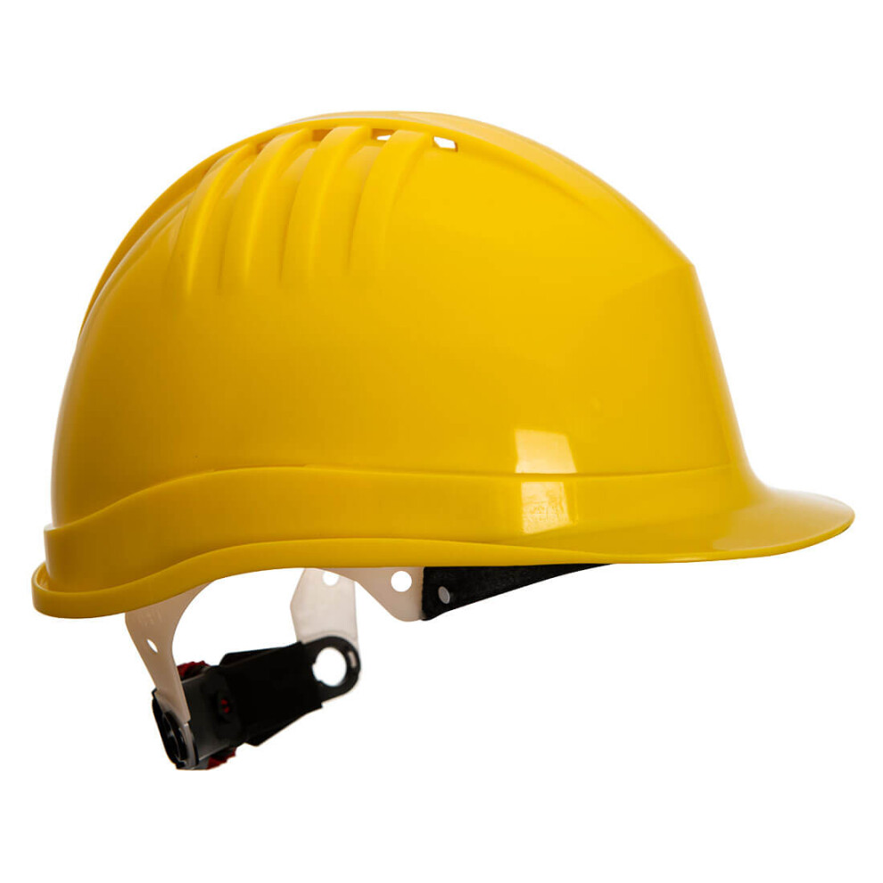 (Yellow) Portwest Expertline Safety Helmet (Wheel Ratchet)